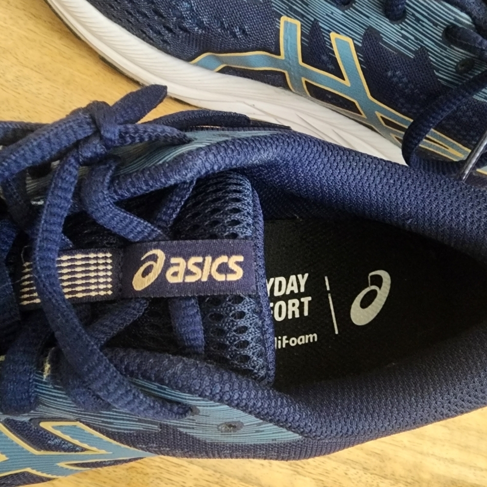Asics Womens Gel Excite 7 Running Shoes Sneakers Low Top Navy Blue Size 9.5 - Picture 10 of 12